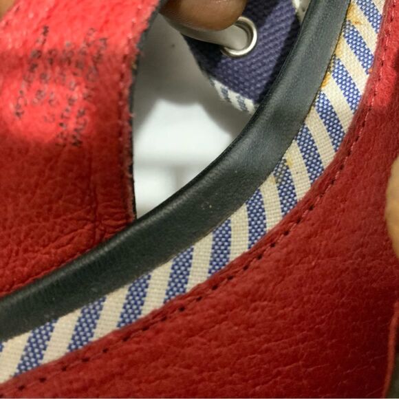 SPERRY Nautical Knot Sandal, Red, White & Blue size 8M - Picture 6 of 8